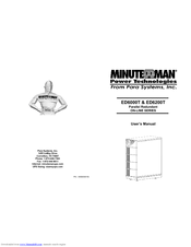 Minuteman Endeavor ED6000T User Manual
