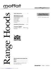Moffat TV337 Owners And Installation Manual