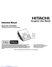 Hitachi KC229UK Instruction Manual