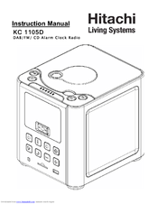 Hitachi KC 1105D Instruction Manual