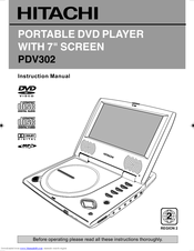 Hitachi PDV302 Instruction Manual