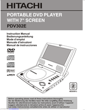 Hitachi PDV302E Instruction Manual
