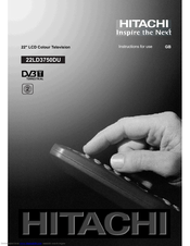 Hitachi 22LD3750DU Instructions For Use Manual