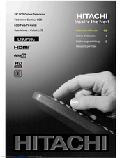Hitachi L19DP03C Instructions For Use Manual