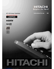 Hitachi L22DP03C Instructions For Use Manual