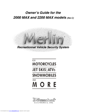 Directed Electronics Merlin 2200 MAX Owner's Manual