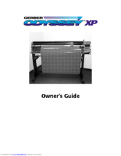 Gerber ODYSSEY XP Owner's Manual