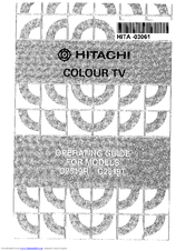Hitachi C2519T Operating Manual