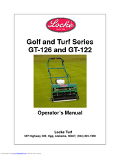 Locke GT-122 Operator's Manual