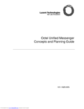 Lucent Technologies Octel Unified Messenger Planning Manual