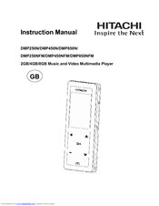 Hitachi DMP850NFM Instruction Manual