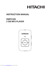 Hitachi DMP210N Instruction Manual