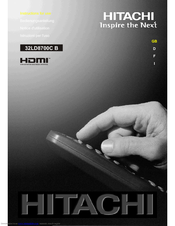 Hitachi 32LD8700TU Instructions For Use Manual