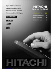 Hitachi 32LD8D20E A Instructions For Use Manual