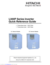 Hitachi L300P Series Quick Reference Manual