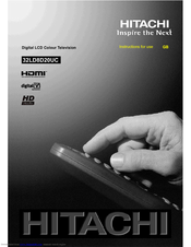 Hitachi 32LD8D20UC Instructions For Use Manual