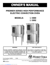 Market Forge Industries 3000 Owner's Manual