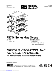 Middleby Marshall PS740 Series Installation Manual
