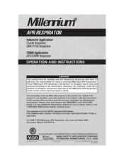 MSA Millenium APR Operation And Instructions Manual