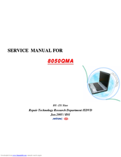 MiTAC 8050QMA Service Manual