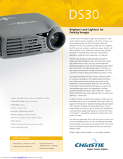 Christie DS30 Brochure