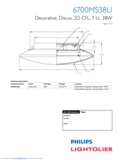 Lightolier 6700MS38U Specification