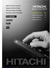Hitachi 37LD8D20E Instructions For Use Manual