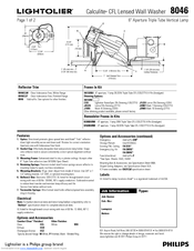 Philips Calculite 8046 Specification