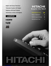 Hitachi L32HP01E Instructions For Use Manual