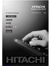 Hitachi L32VC04U H Instructions For Use Manual