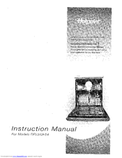 Hotpoint DF53 Instruction Manual