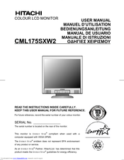 Hitachi CML175SXW2 User Manual