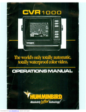 Humminbird CVR1000 Operation Manual
