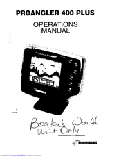 Humminbird PROANGLER 400 PLUS Operation Manual