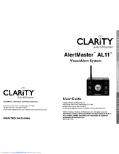 Clarity AlertMaster AL11 User Manual