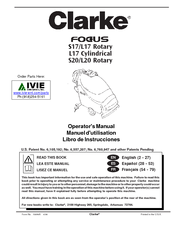 Clarke FOCUS S20 Operator's Manual