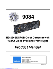 Cobalt Digital Inc 9084 Product Manual