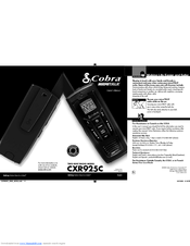 Cobra MICROTALK CXR925C Owner's Manual