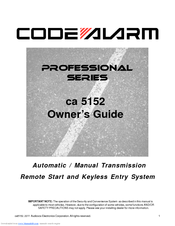 Code Alarm ca 5152 Owner's Manual