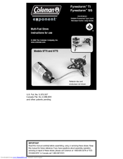 Coleman Exponent FYRESTORM Ti Instructions For Use Manual