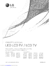 LG 26LU55 Owner's Manual