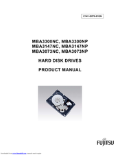 Fujitsu MBA3300NC Product Manual