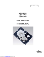 Fujitsu MBA3147RC - Enterprise 147 GB Hard Drive Product Manual