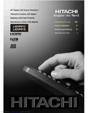 Hitachi L42VP01S Instructions For Use Manual