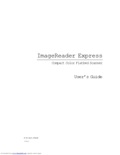 Compaq ImageReader Express User Manual