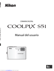 Nikon CoolPix S51 Manual Del Usuario