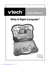 Vtech Write It Right Computer User Manual