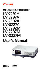 Canon LV-7292A User Manual