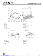 Compaq Compaq Tablet PC TC1100 Quickspecs