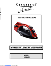 Continental Refrigerator METALLIC CM43095 Instruction Manual